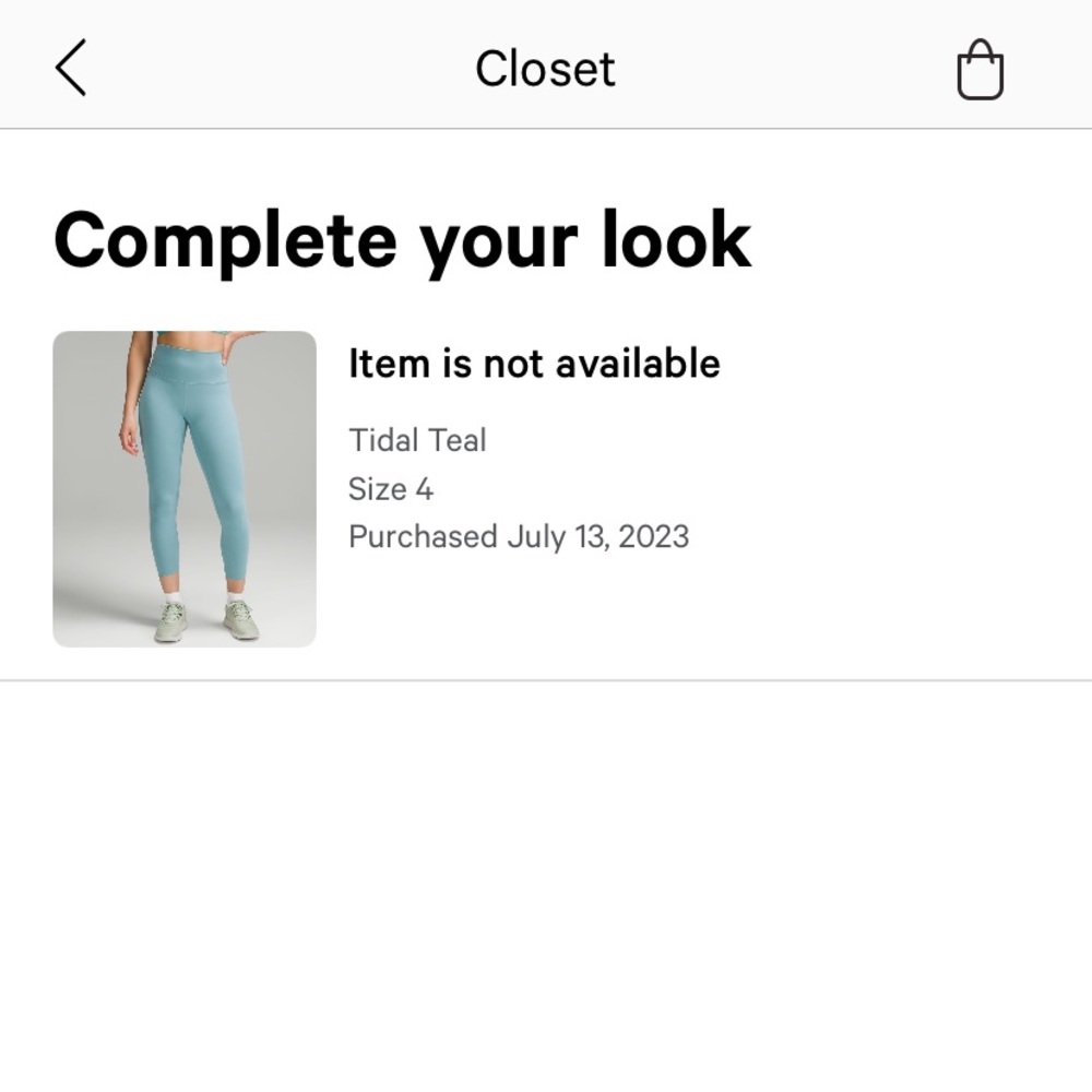 lululemon athletica Tidal Teal Leggings